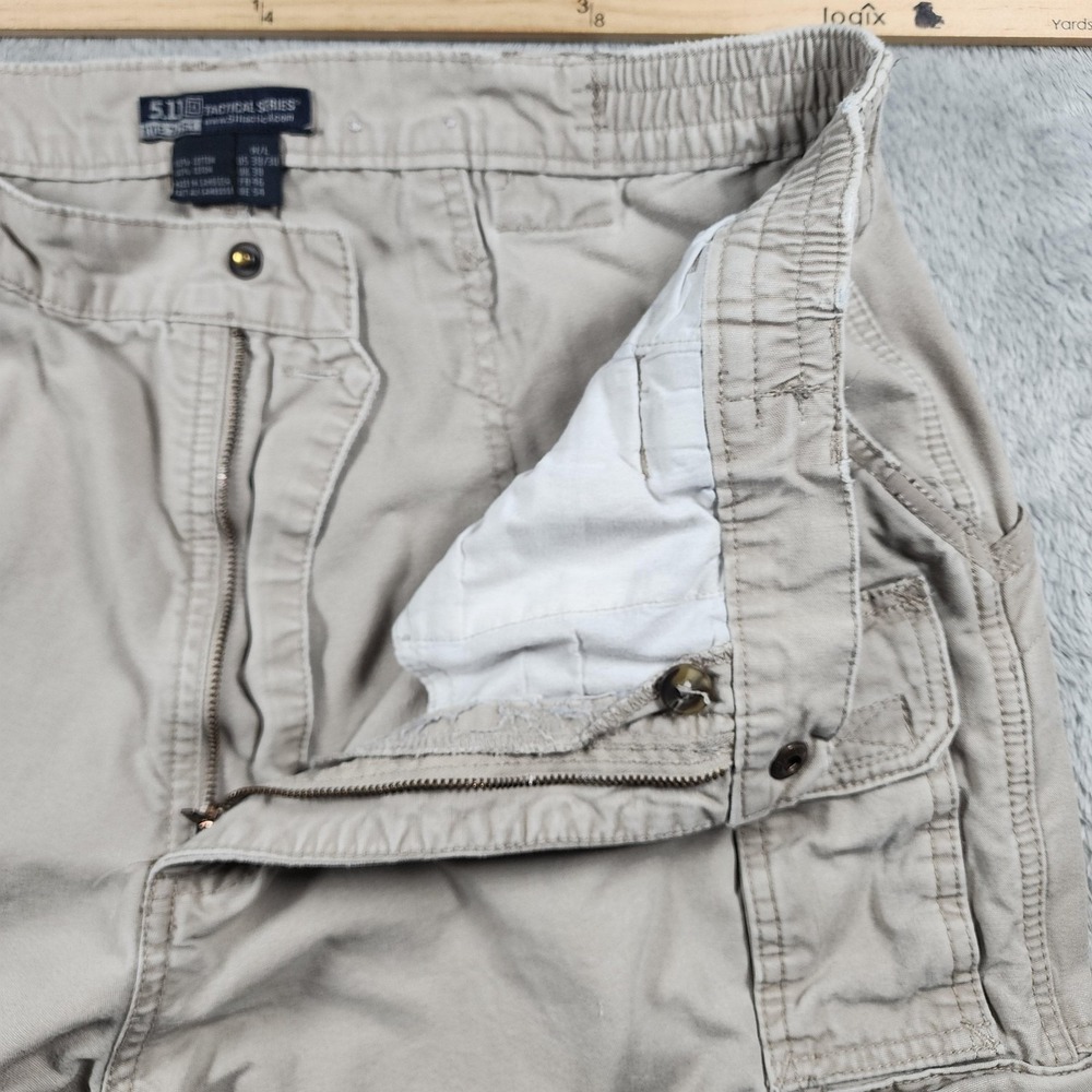 5.11 Tactical Pants Mens 38x30 (Fits 34x28) Beige Cargo Workwear Outdoor Utility - Picture 3 of 11